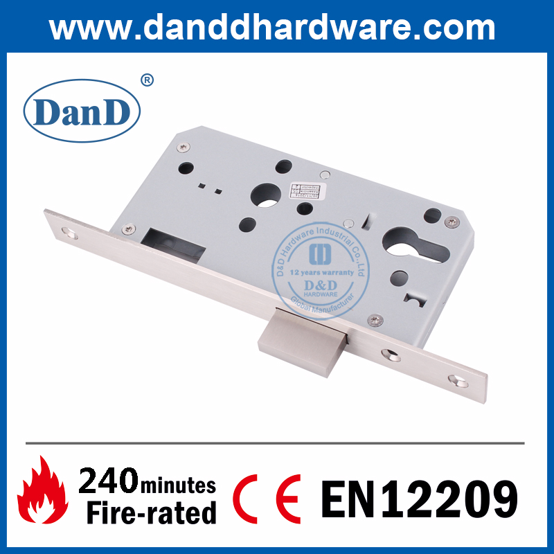 SS304 CE MEJOR MORTE FUEGO CUADRADO CERRADO DEADABOLT PARA LA PUERTA DE MADERA-DDML013