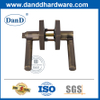 Función de entrada cuadrada de aleación de zinc de latón antiguo Lockset-ddlk089