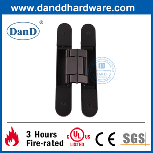 3D Black Zinc Aleación Ajustable Ajustable Humedal oculto Hinge-DDCH008-G80
