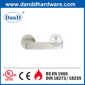 Manijas de puerta externas de palanca sólida de grado 304 personalizado para puerta de madera-DDSH028