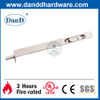Perno de puerta de plateado de plata de acero inoxidable para puerta de madera-dddb005