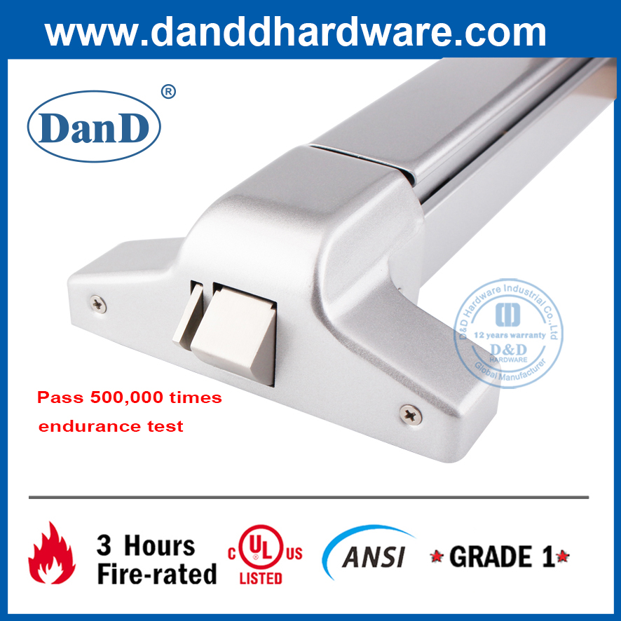 EUR ANSI Acero inoxidable Salida de incendio Hardware Panic SALIR DISPAY DISPOY-DDPD005